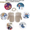 Baby Toddler Furry Winter Gloves Cold Weather Warm Knit Magic