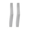 2 Pcs Bathtub Splashing Guard Acrylic Shower Tub Corner Water