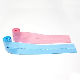 PDC Hospital Grade Pregnancy Ultrasound Belt Elastic Fetal Pink and Blue Heartbeat Monitoring 48" Security Straps, Button Hole Closure, Soft | Case of 50 with Sets of 2