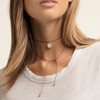 Thomas Sabo Damen-Kette Choker Herz Anhänger 925 Sterling Silber beige