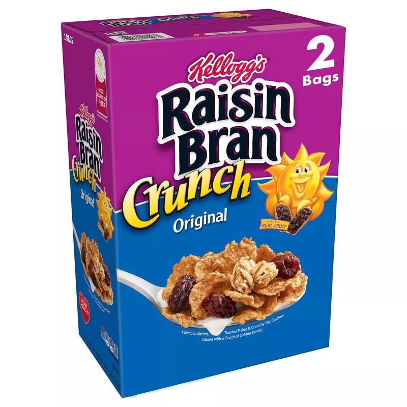 Kellogg's Original Raisin Bran Crunch Breakfast Cereal (42 oz.)