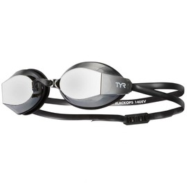 TYR Adults Black Ops 140 EV Mirrored Racing Goggles - Metallized Smoke
