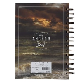 Anchor For the Soul Large Wirebound Journal - Hebrews 6:19