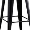 AC Pacific 30” Metal Backless Barstool Set of 2 –