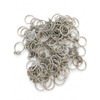 Juego de 100 Piezas Llaveros con Cadena, Llaveros de Metal,