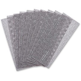 Mirka Abranet AE150F1012 Mesh Sanding Strips 70 x 198 mm Velcro / Grain P120 / Pack of 10 / for Sanding Wood, Spatula, Varnish, Plastic