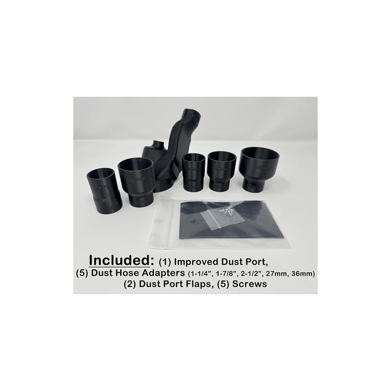 Improved Dust Collection Port for DeWalt DWS779 & DWS780 Miter