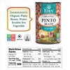 Eden Organic Pinto Beans, 15 oz Can (12-Pack), No Salt