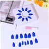WOONEKY Tip Fake Nails 24pcs Nail Art Stickers Women's Nail