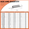 Tanstic Extension Spring Assortment Kit Different Sizes Stainless Steel Extension