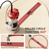 4 in 1 Router Milling Groove Bracket,Cabinet Hardware Jig and