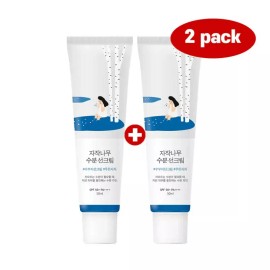 2 Pack- ROUND LAB Birch Juice Moisturizing Sun Cream SPF50+/PA++++ 1.7oz / 50ml