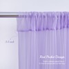 10x10ft Purple Tulle Backdrop Curtain with Lights String for Parites,