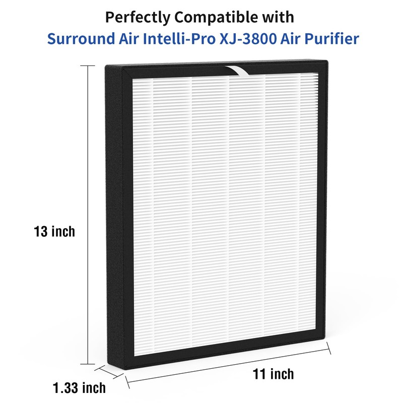 Air Filter Replacement Compatible with Surround Air Intelli-Pro/Air Shield/Newport 9000/XJ-3800