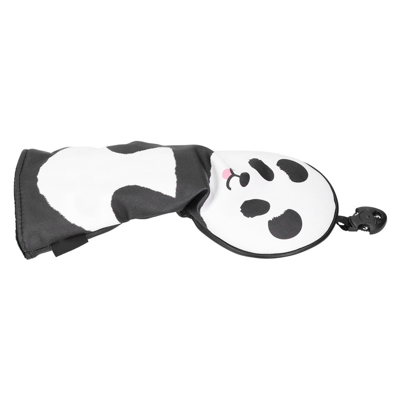 PU Leather Golf Wood Head Covers Waterproof Cartoon Thicken Plush