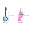Vaguelly 4pcs Inflatable Musical Instruments Trumpet Banjo Toys for Boys
