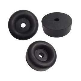 4 Pack Rubber Isolation Feet Pads Thick Rubber Washers,Round Rubber Bump Stops,Bumper Damping Pad,Vibration Damping Pads,2.5" Trailer Ramp Door Rubber Bumpers,Compatible with Truck Cargo Hatch