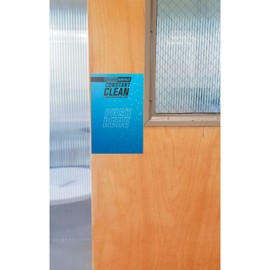 Global Industrial V-Guard Constant Clean Antimicrobial Door Push Pad, 6" x 9", 10/Pack