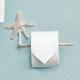 BLACK FOREST DECOR Sanibel Starfish Toilet Paper Holder