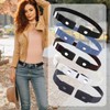 Elastic Belt No Buckle Belt for Women Men, 5Pcs Buckle