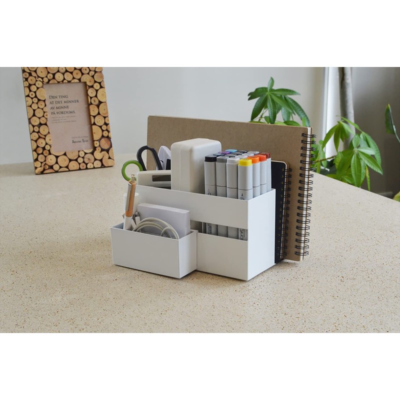 COLLEND Remote Control & Tablet Holder with Pocket, Black, 7.1