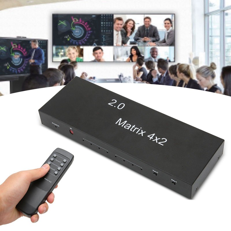 HD Multimedia Interface Switch 4 in 2 Out 4K At