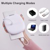 Compact LED Magnifying Travel Makeup-Mirror - 4 inches 1X/10X Magnification