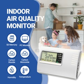 ELT SENSOR MB-350UCV Portable and Cable Supported Air Quality Monitor for Home, Office, School, Outdoor