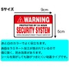 Sports mind WARNING Anti-Theft Security Anti-theft Sticker Set of 2