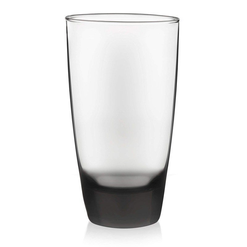 Libbey Classic Rocks and Tumbler Glasses Set of 16, Smoke