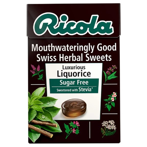 Ricola Liquorice Sugar Free 45g - Pack of 2