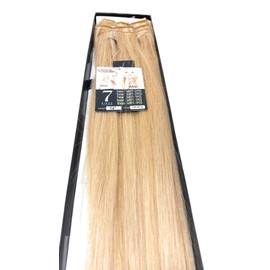 LORD & CLIFF SEVEN PIECE STRAIGHT REMY HAIR CLIP IN EXTENSION 20" #16/613