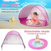 Baby Beach Tent with Pool, UPF 50+ Beach Sun Shelter