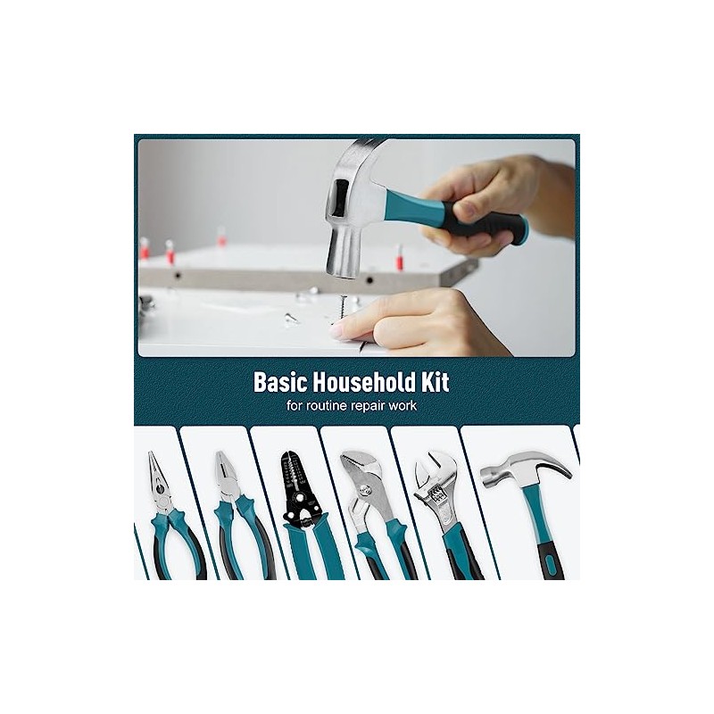 Sundpey Home Tool Kit 281-PCs - Portable Complete Basic Repair