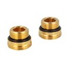 tecuro Transition Nipple for Tap Block 1/2 Inch Self-Sealing x