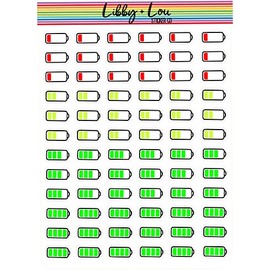 Energy Level Planner Stickers | Libby and Lou Sticker Co