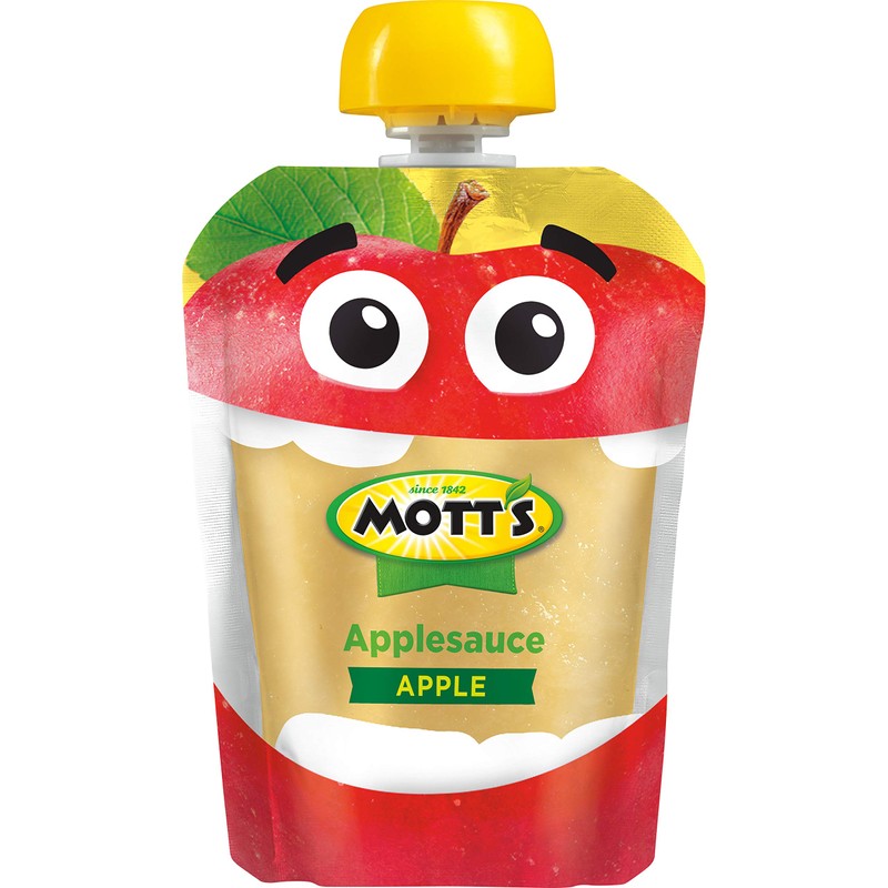 Mott's Applesauce, 3.2 oz clear pouches (Pack of 48)