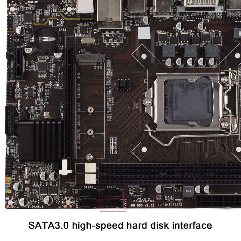 B85 PC Motherboard, Desktop Computer Motherboard M.2 Hard Drive 1150