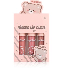 HAORQEE Lip Gloss Set, Lipgloss Sets, Lip Stain Lip Oil Plumping Tinted Lip Balm Lip Glow Oil Kit, Hydrating Moisturizing Liquid Lipstick Lip Plumper Make up Gifts for Women and Girls