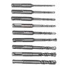 Masonry Drill Bit Set Carbide Tip Rotary Hammer Tool for