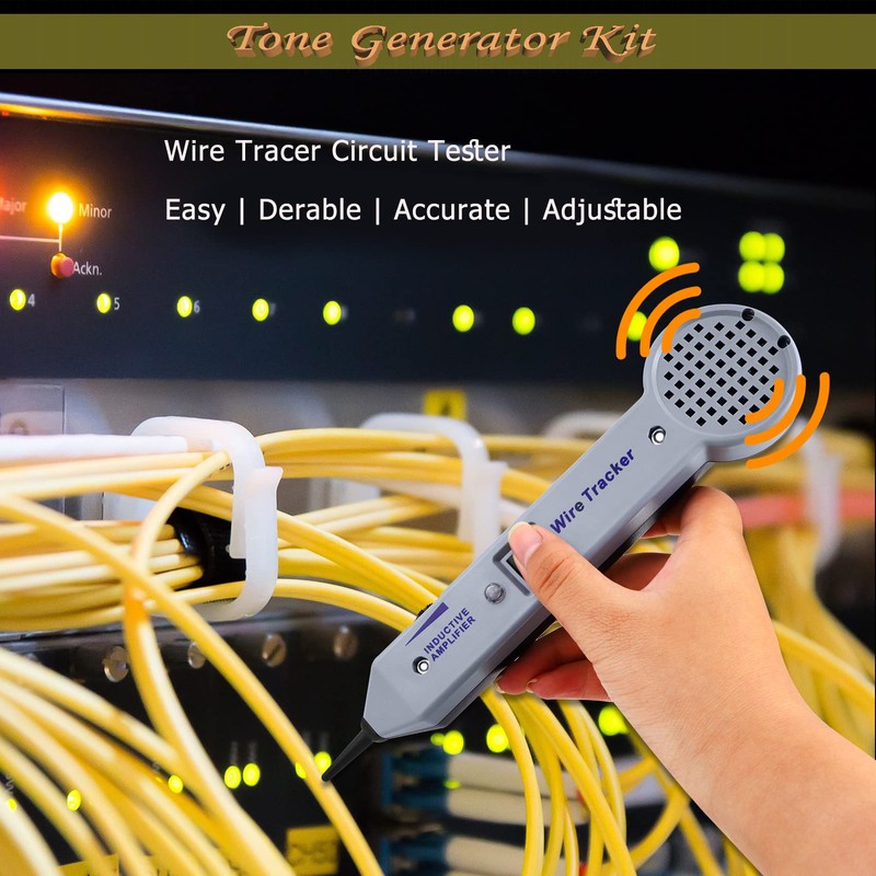 Lunarlipes Tone Generator Kit, Wire Tracer Circuit Tester, Tone Tracing