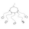 Fuqimanman2020 Punk Adjustable Chain Finger Rings Bracelet Hand Harness Layered