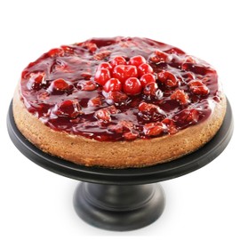 ANDY ANAND CHOCOLATIER Luxurious 9" Chocolate Cherry Cheesecake with Real Truffles, Handcrafted with 100% Real California Cream Cheese and Fresh Ingredients for a Legendary Taste (2.8 lbs)