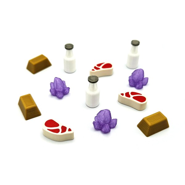 BGExpansions Jetons de Resources Pour Wingspan - 100 Pièces. Jetons