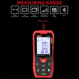 Jadeshay LM50A 50M Portable Laser Rangefinder Digital Rangefinder with 99 Records