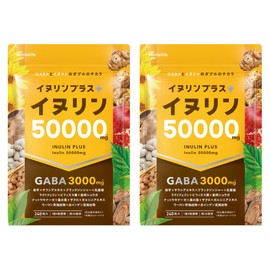 santelife Inulin Plus, Inulin, High Formulation, 50,000 mg, GABA, 3,000 mg, Dietary Fiber, Water Soluble Chrysanthemum, Salacia, Lactobacillus Bacteria, Bifidobacteria, Dietary Fiber, 240 Supplements