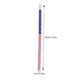 Gatuida 48pcs Flag Design Pencils Cute Patriotic Pencils for School Office Supplies for July Celebrations and Holiday Themed Parties Versatile Writing Drawing Tools