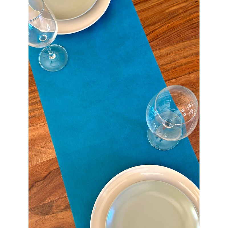NATUARTE, Non-Woven Table Runner, Sky Blue, 25 m x 30