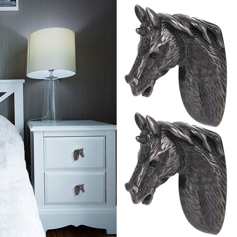 Horse Head Handle, 2 Sets Modern Stylish Cabinet Handles Horse
