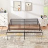 VECELO 18" Metal Platform Tall Bed Frame,Mattress Foundation/No Box Spring